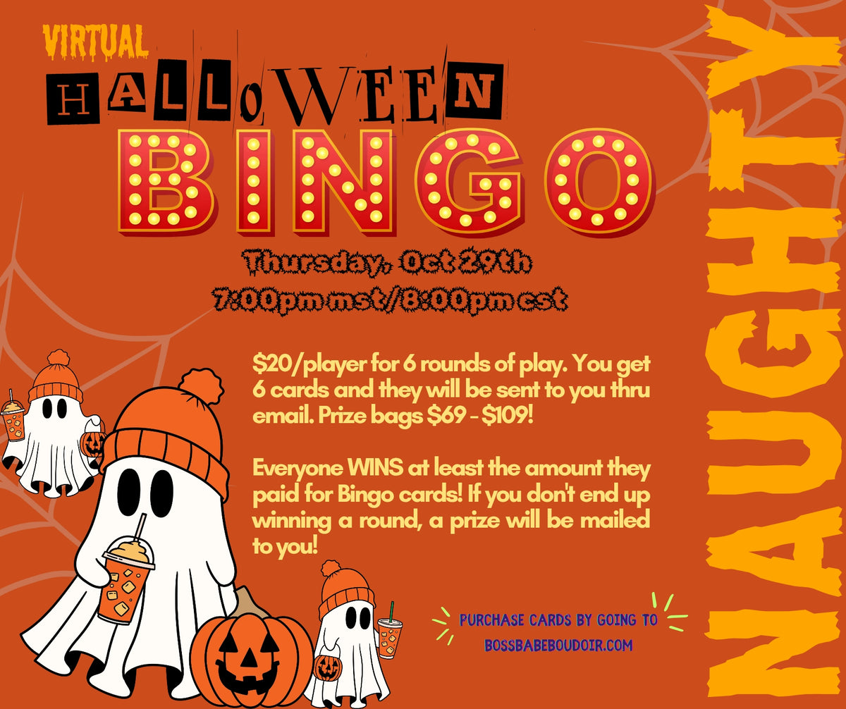 Naughty Halloween Bingo