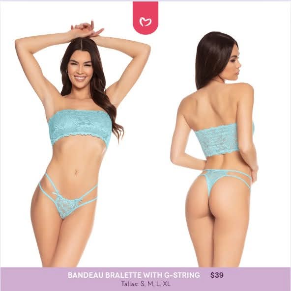 Bandeu Bralette with G-String