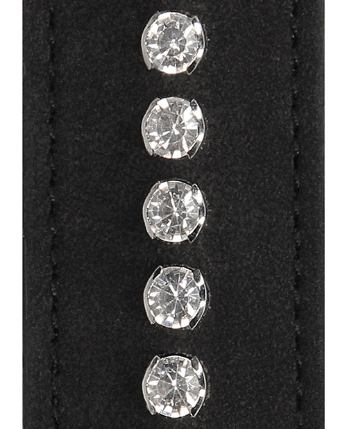 Diamond Studded Eye Mask - Black