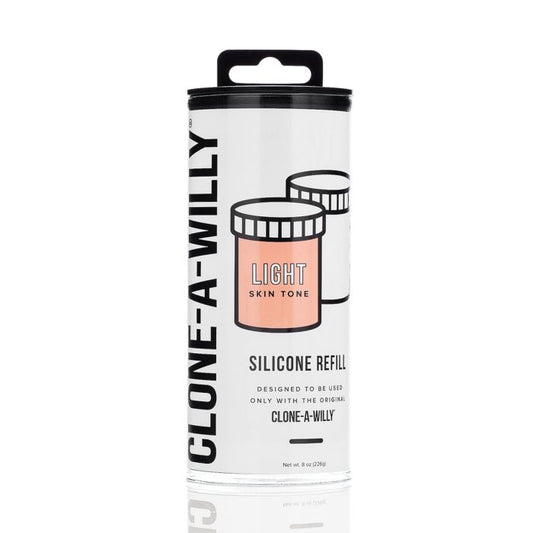 REFILL: Clone-A-Willy Silicone Glow In The Dark - Hot Pink