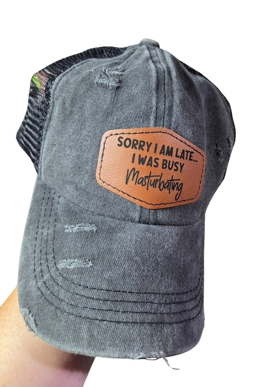 Sorry I am Late, I was Busy Masturbating