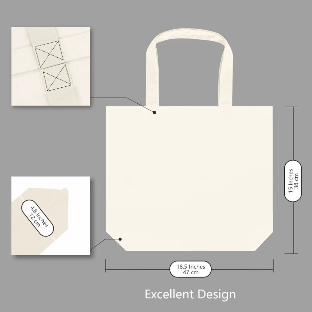 Tote Bags (12 Options) - Natural Canvas