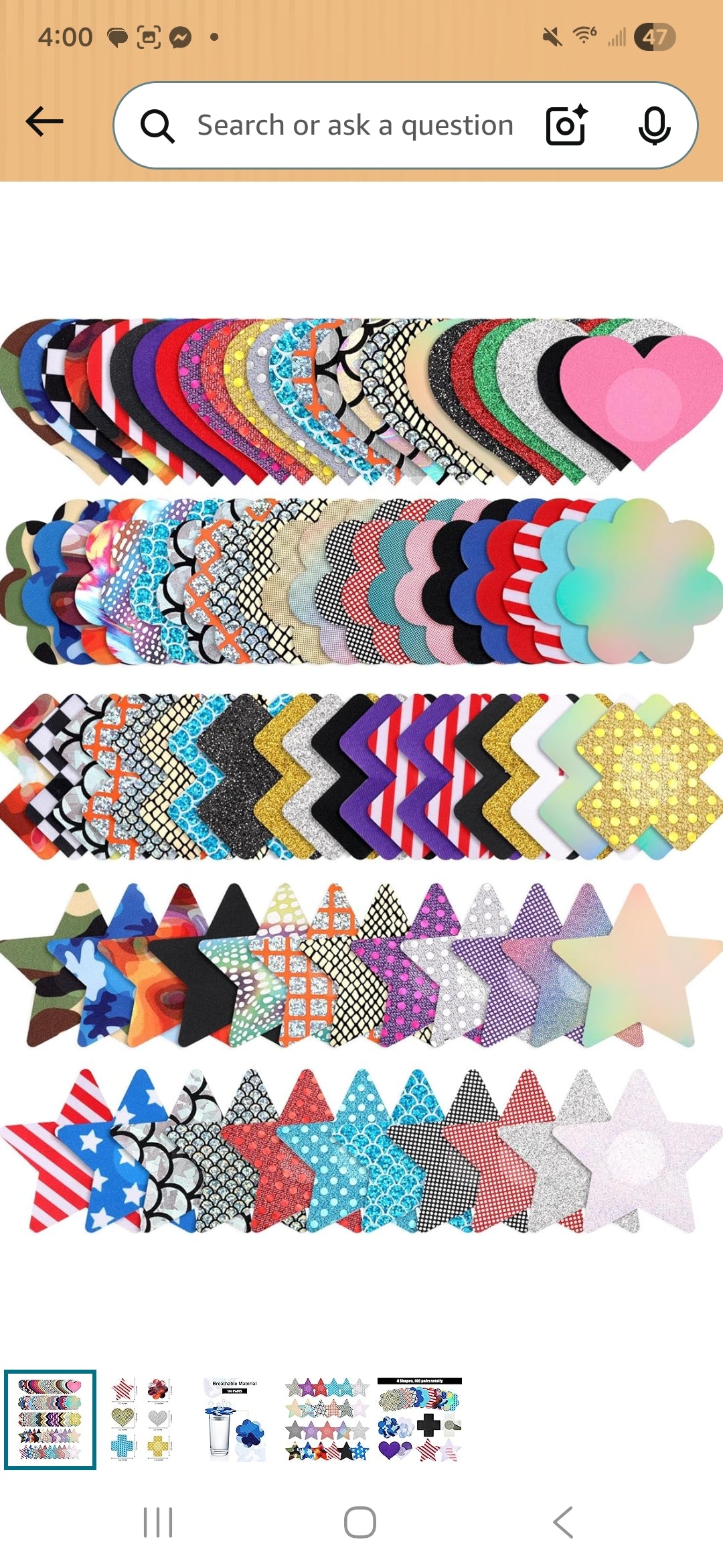 Pastie Sets - Various Themes