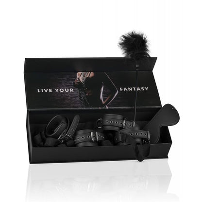 Easy Toys Beginners 6 Piece Beginners Bondage Set - Black