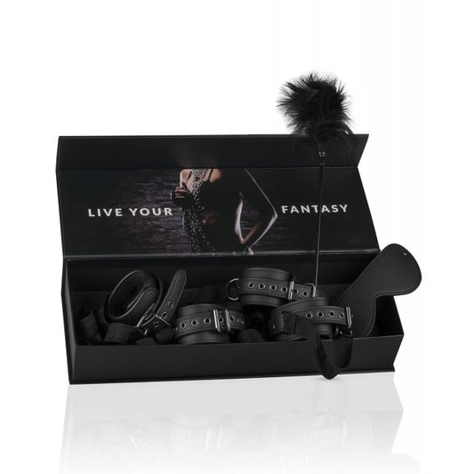 Easy Toys Beginners 6 Piece Beginners Bondage Set - Black