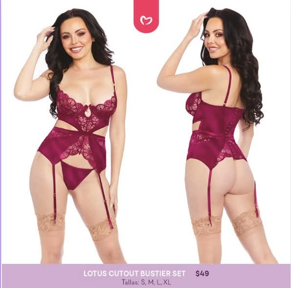 Lotus Cutout Bustier Set