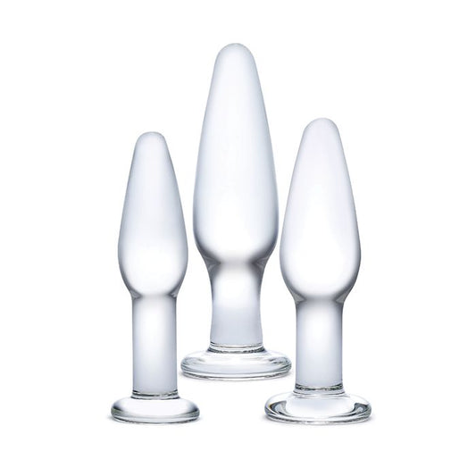 3 pc Glass Anal Training Kit