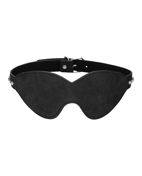 Diamond Studded Eye Mask - Black