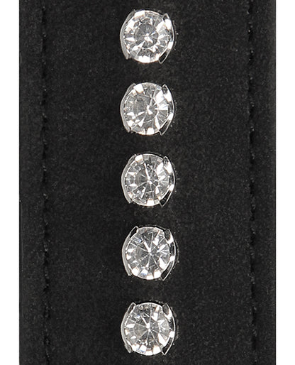 Diamond Studded Eye Mask - Black