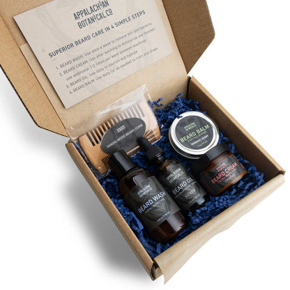 Complete Beard Care Kit with Gold Beard Oil