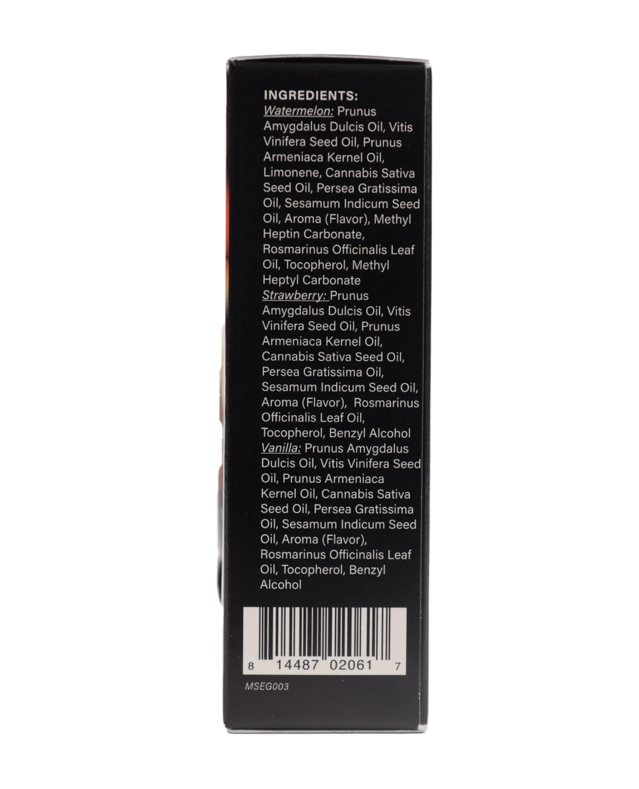 Earthly Body Edible Massage Oil Gift Set