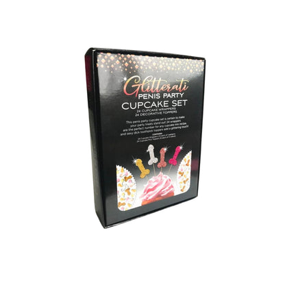 Glitterati Penis Party Cupcake Set (48 pieces)