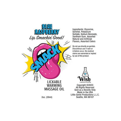 Smack Lickable Warming Massage Oil - 3 mL