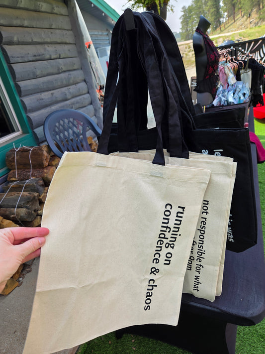 Tote Bags (12 Sayings) - Natural Canvas