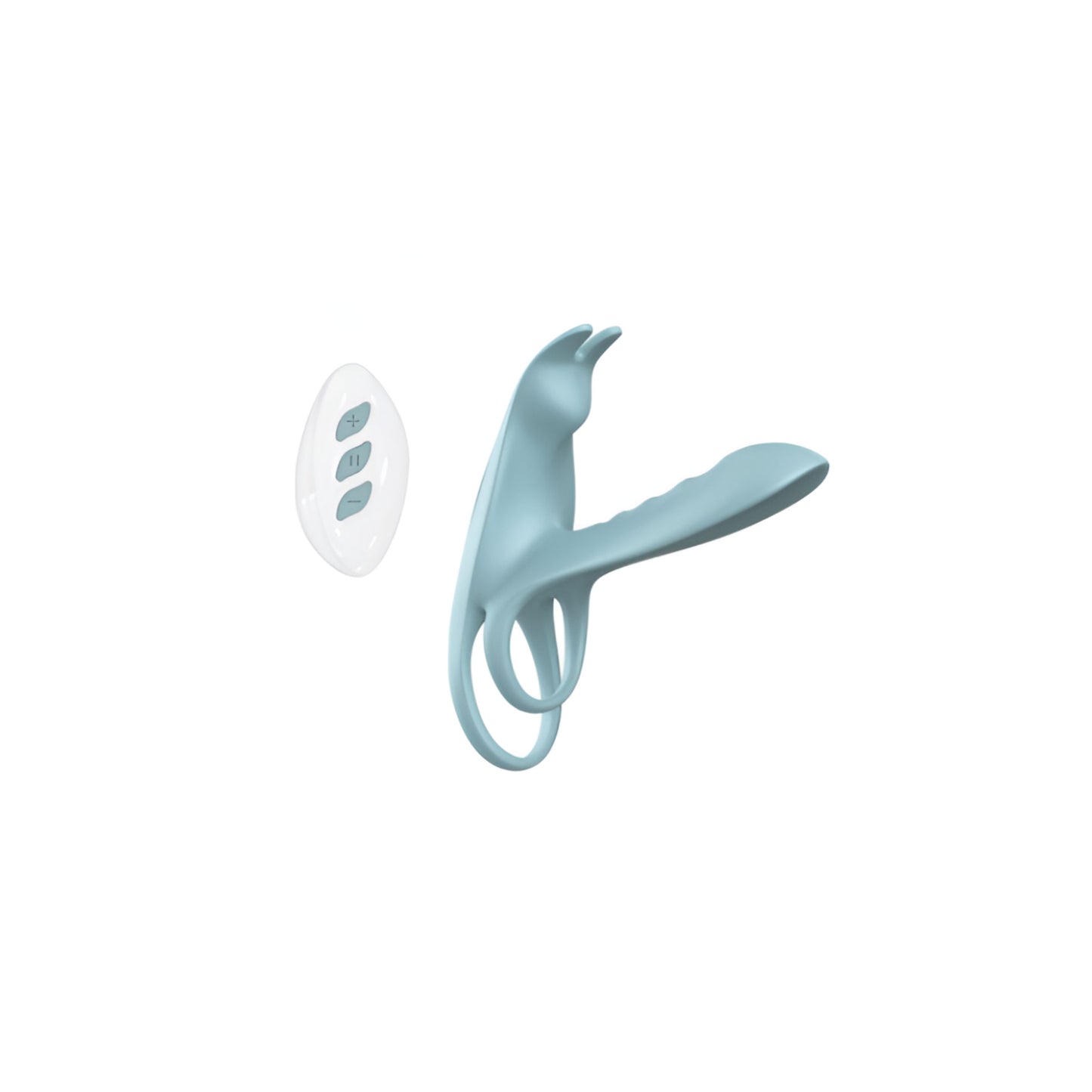 Zayn Cock Ring/Sleeve Blue - Remote