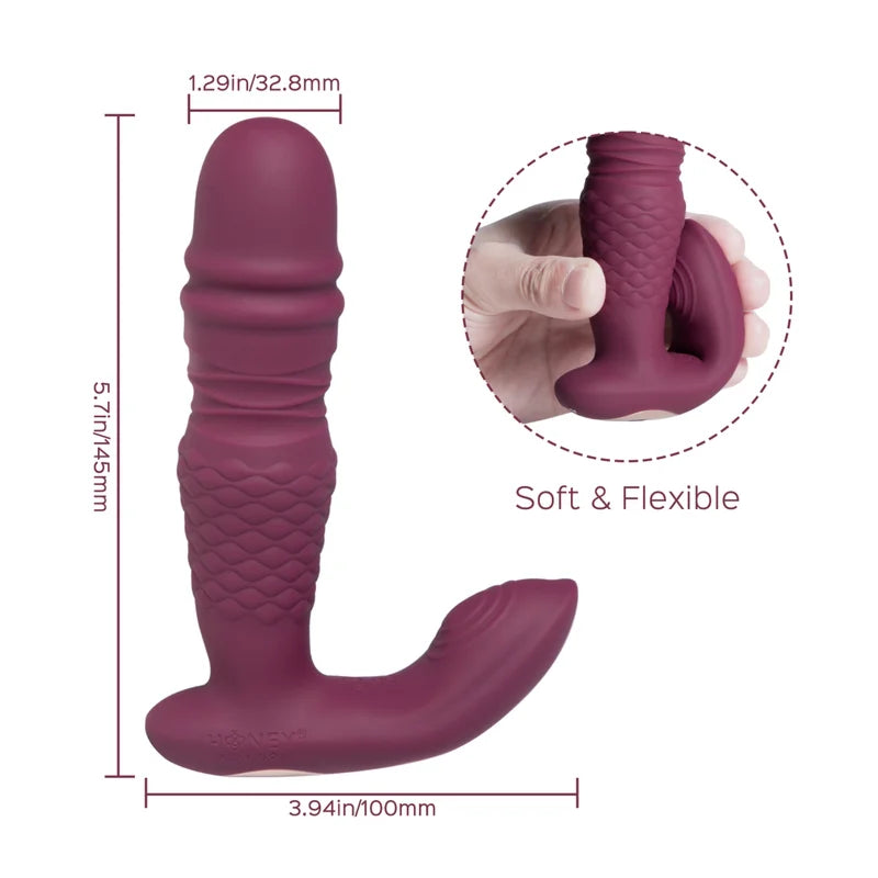 Ryder Thrusting G-spot & Clit Vibrator - App Enabled