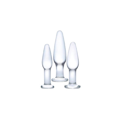 3 pc Glass Anal Training Kit