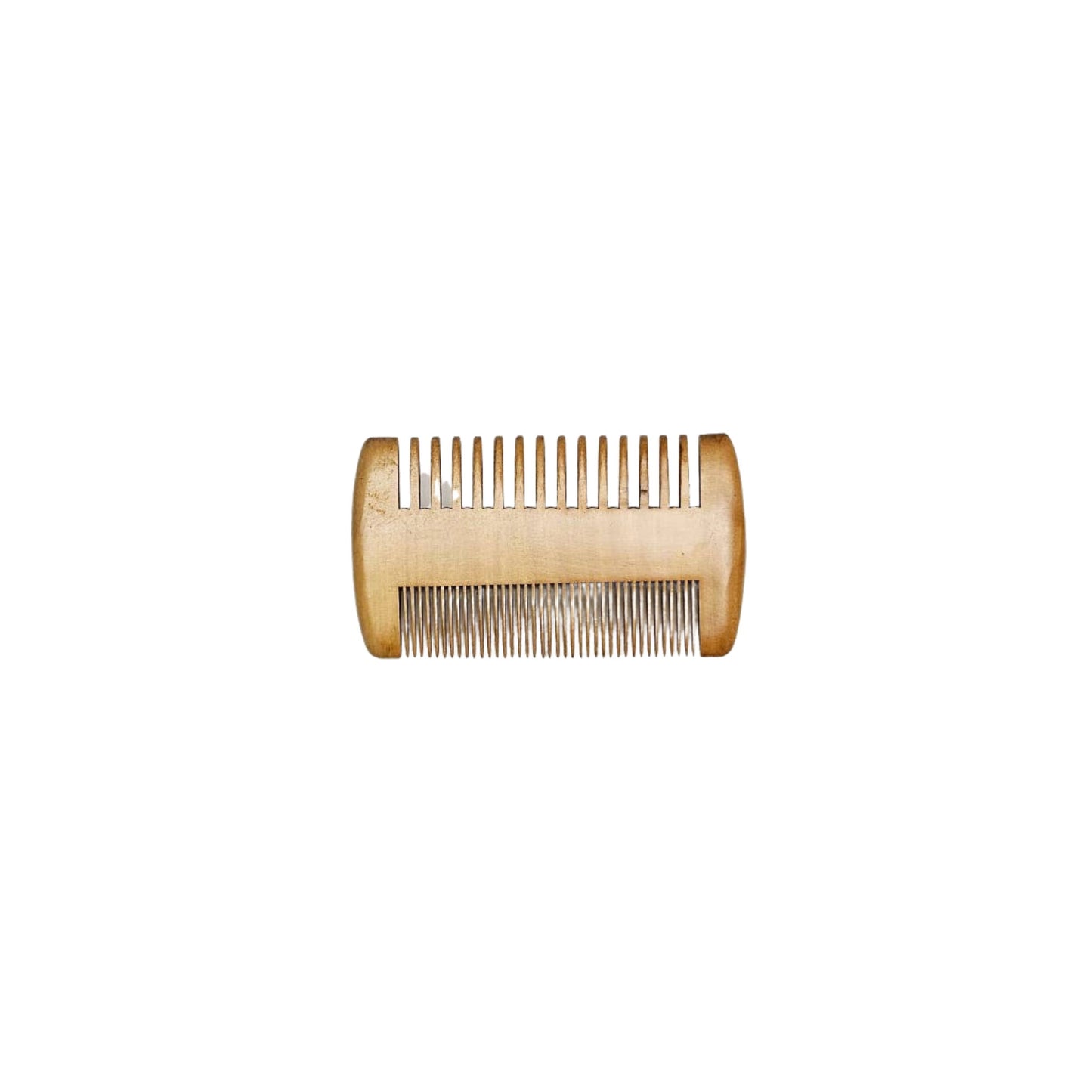 Premium Sandalwood Double-Tooth Beard Comb