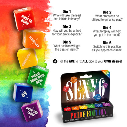 Sexy 6 Dice Game Pride Edition