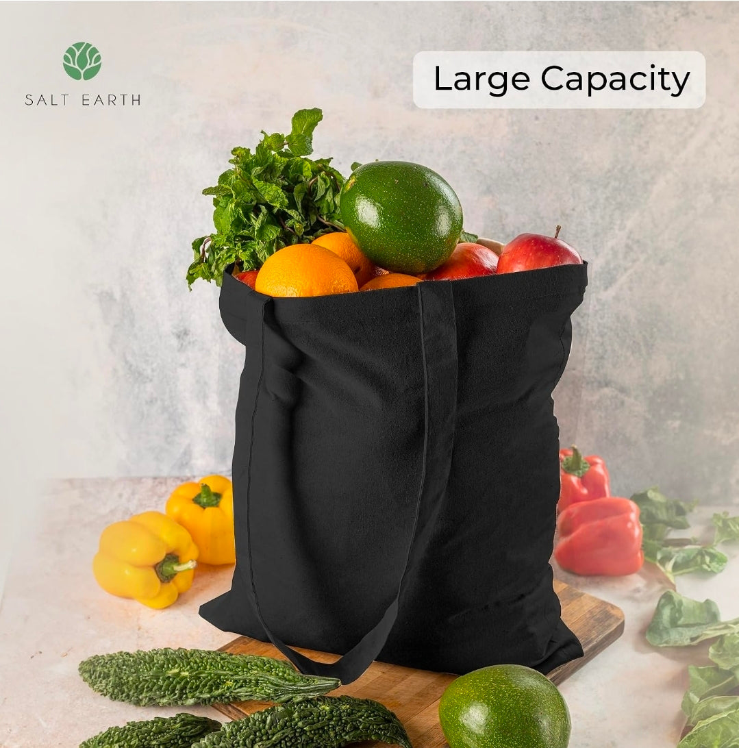 Tote Bags (12 Sayings) - Black