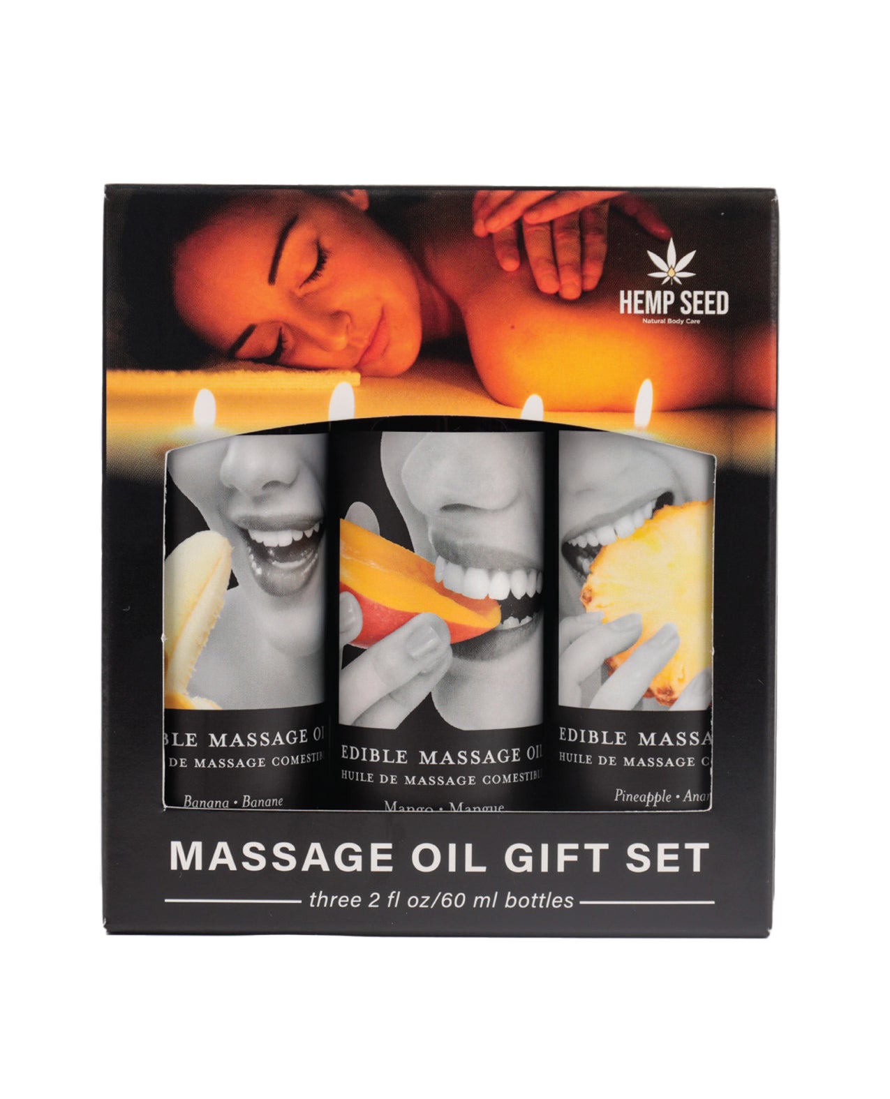 Earthly Body Edible Massage Oil Gift Set