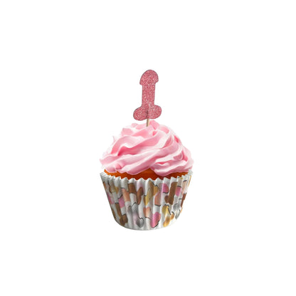Glitterati Penis Party Cupcake Set (48 pieces)