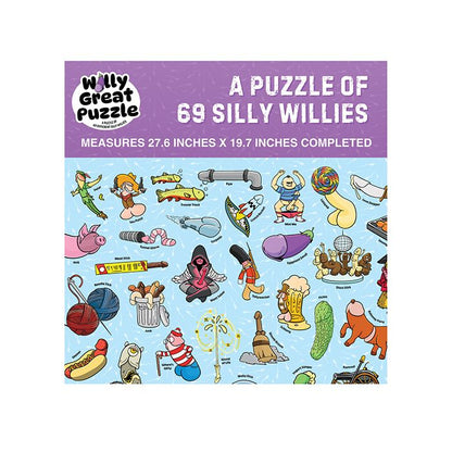 Willy Great Puzzle - Funny Penis 1000 Piece Jigsaw Puzzle