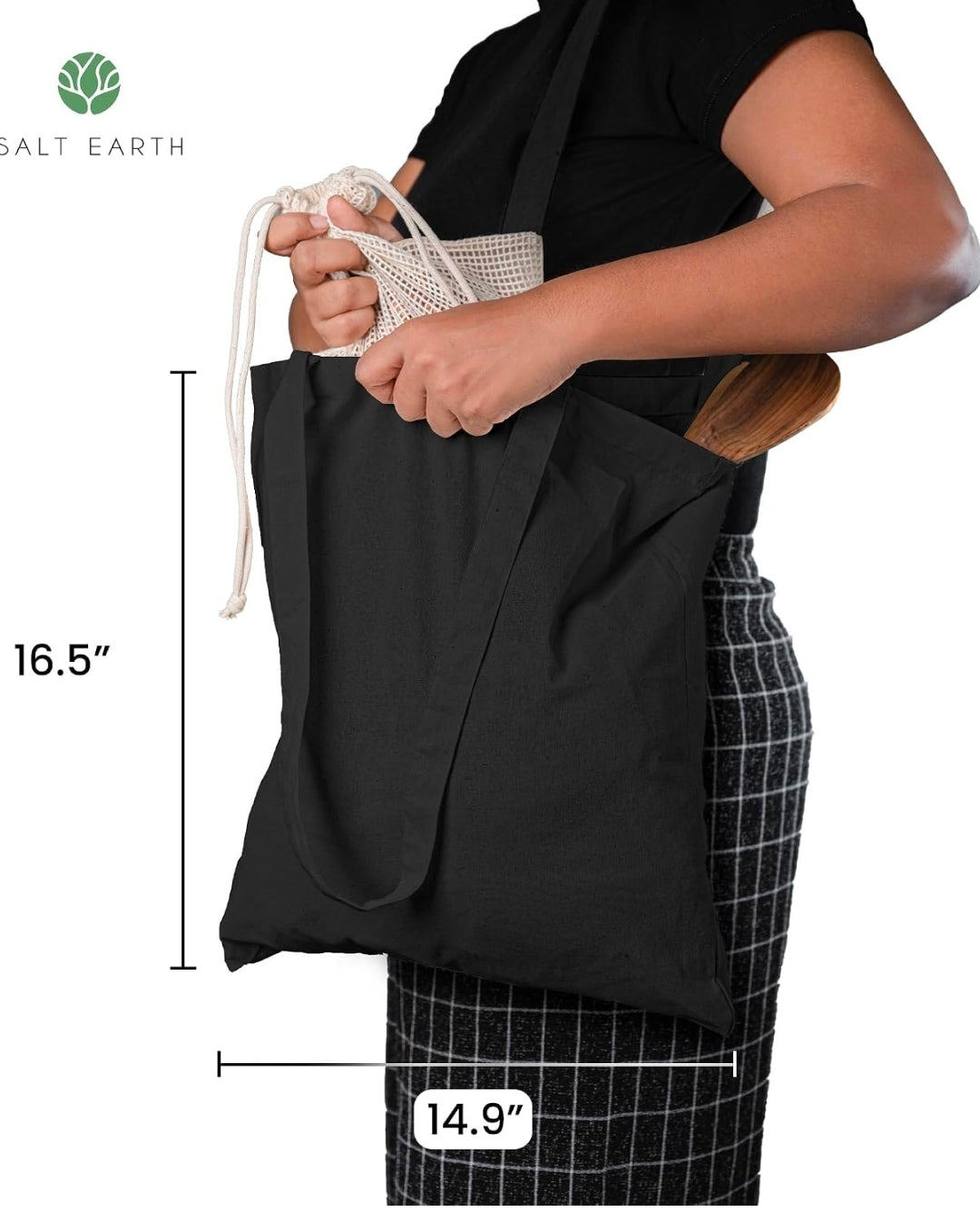 Tote Bags (12 Sayings) - Black