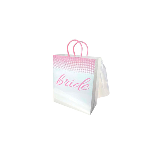Bride Veil Gift Bag - White/Pink
