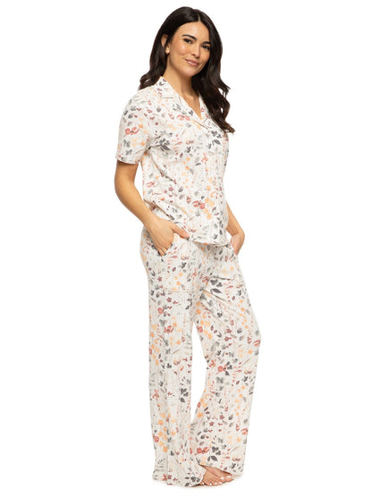Josephine Notch Collar Pant Set