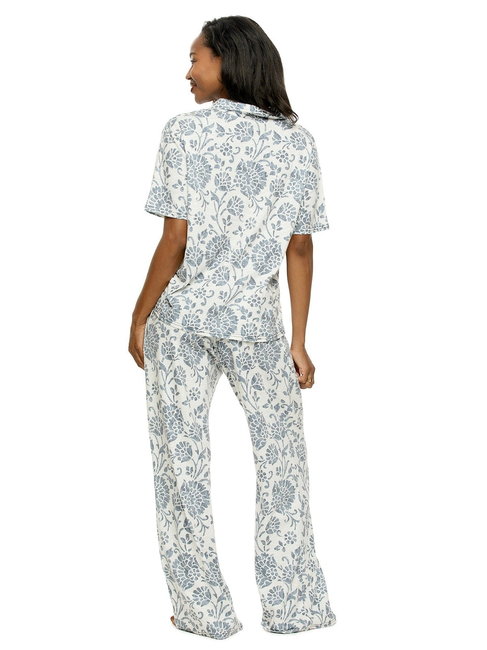 Josephine Notch Collar Pant Set
