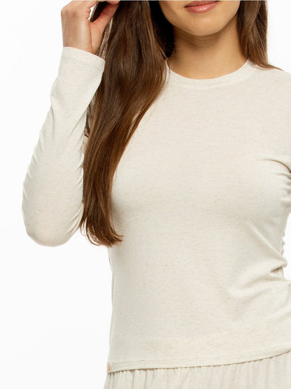 Lena Modal Linen Blend Set - Sand