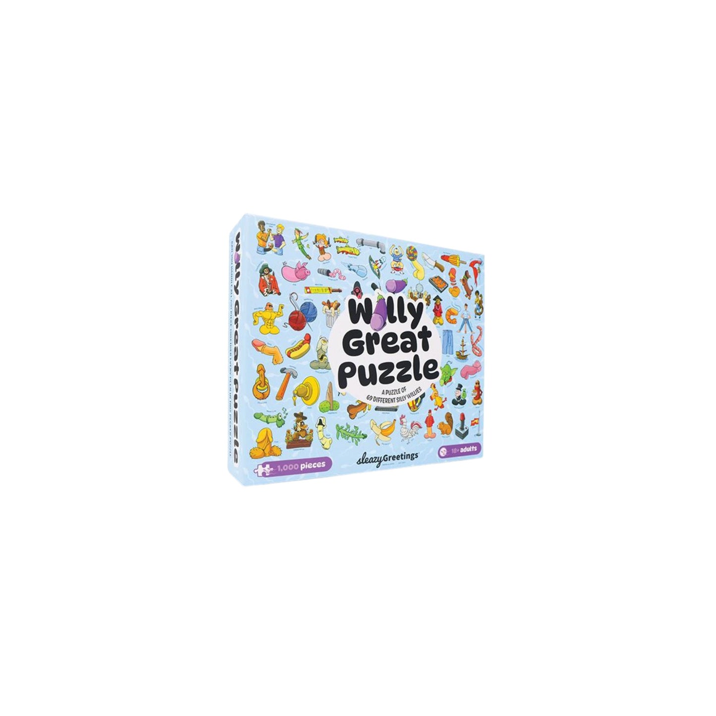 Willy Great Puzzle - Funny Penis 1000 Piece Jigsaw Puzzle