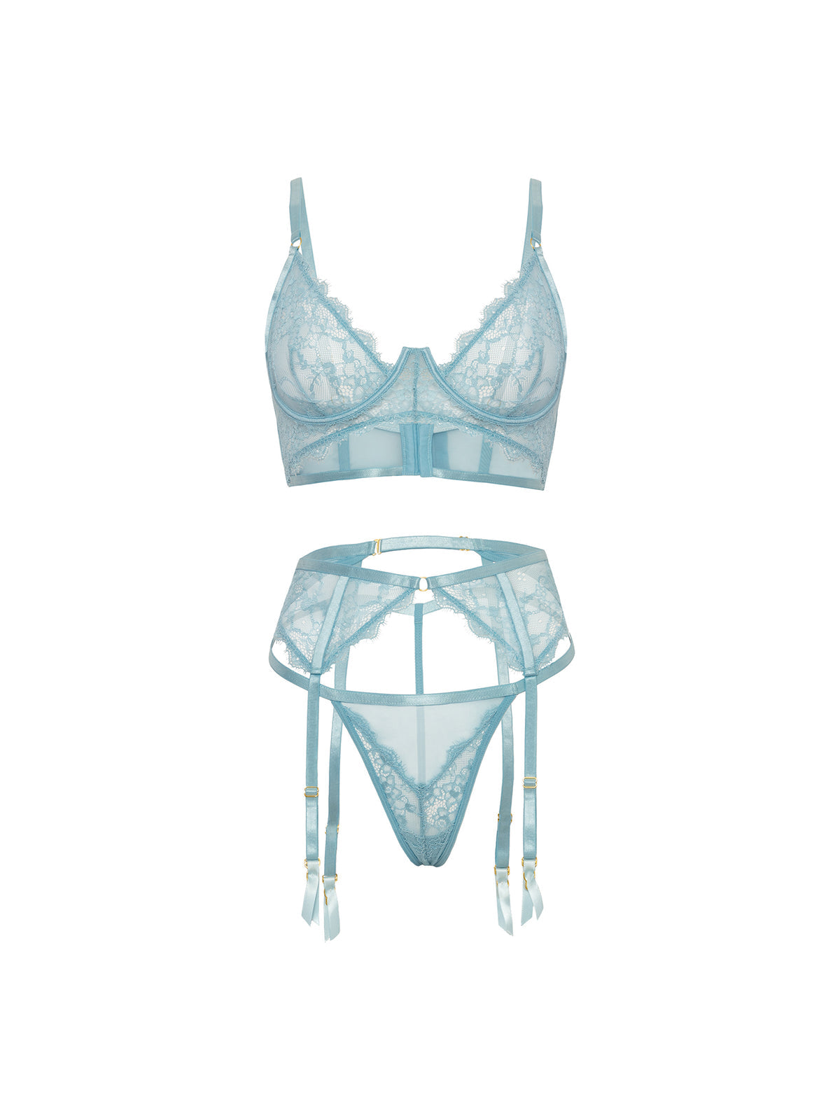 Lyric Lace 3-Piece Bra Set