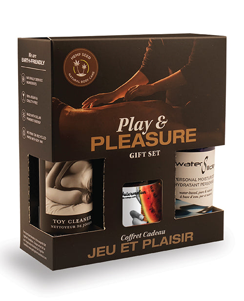 Earthly Body Edible Massage Oil Gift Set
