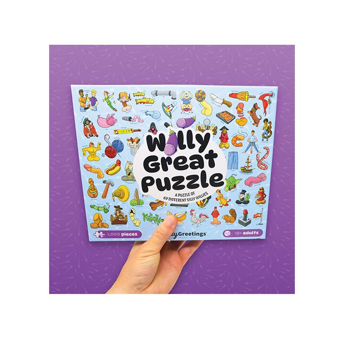 Willy Great Puzzle - Funny Penis 1000 Piece Jigsaw Puzzle