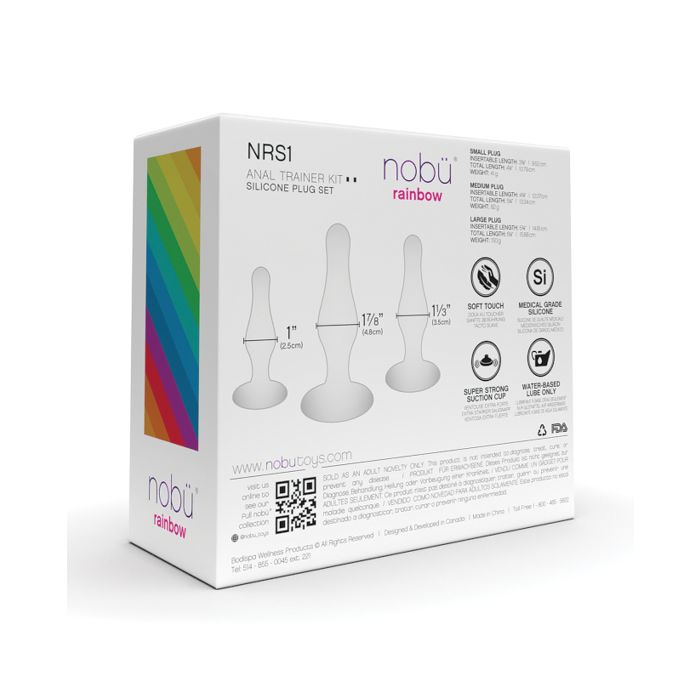 Rainbow Silicone Plug Set