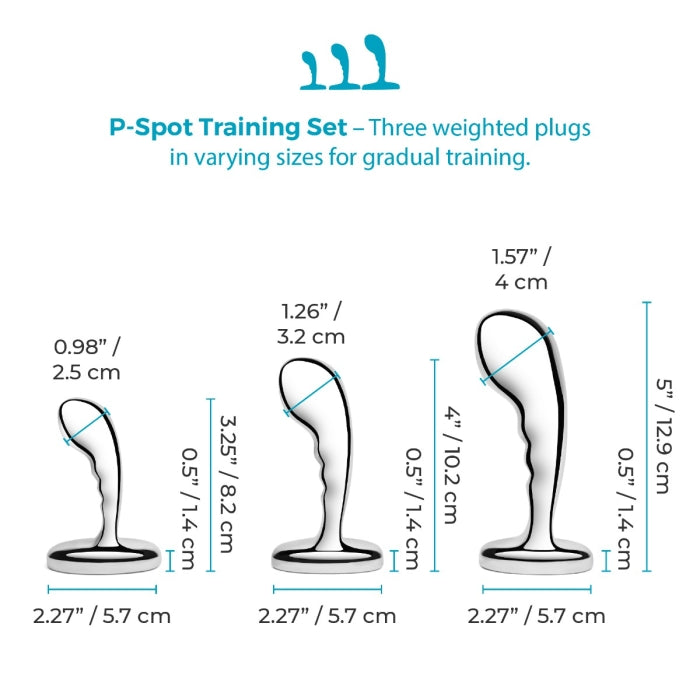 Stainless Steel P-Spot Training Set