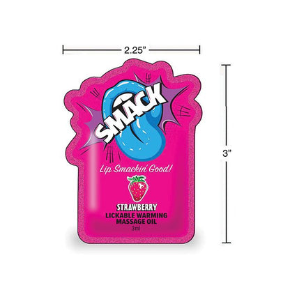 Smack Lickable Warming Massage Oil - 3 mL