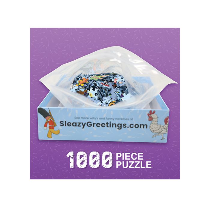 Willy Great Puzzle - Funny Penis 1000 Piece Jigsaw Puzzle