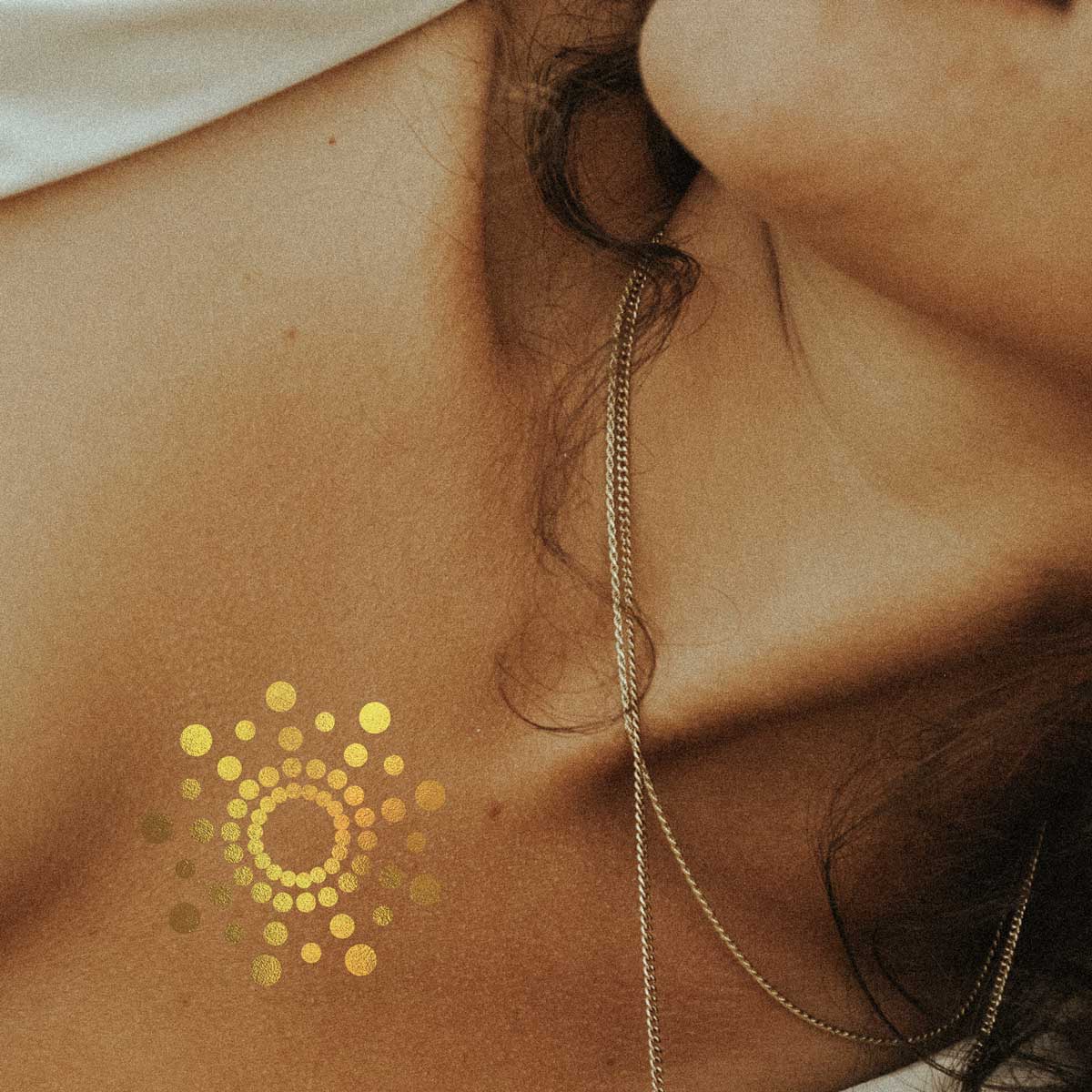 Mimi Metallic Body Tattoos