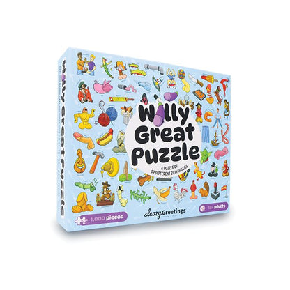 Willy Great Puzzle - Funny Penis 1000 Piece Jigsaw Puzzle