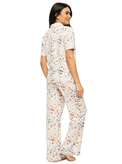 Josephine Notch Collar Pant Set