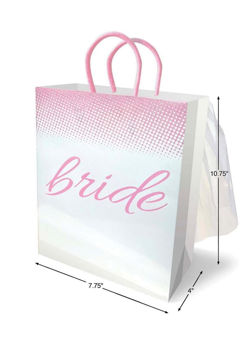 Bride Veil Gift Bag - White/Pink