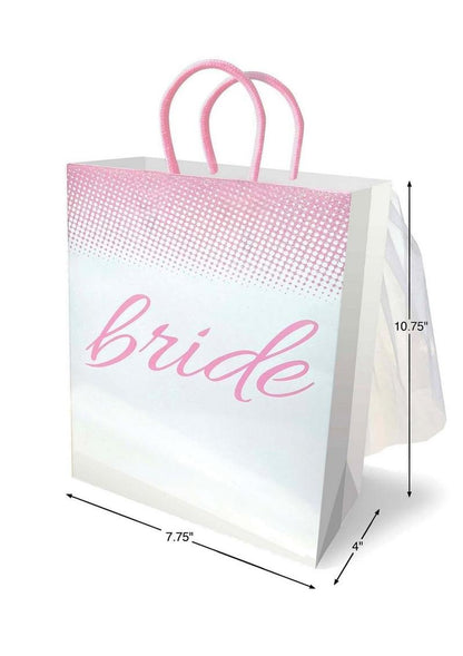 Bride Veil Gift Bag - White/Pink