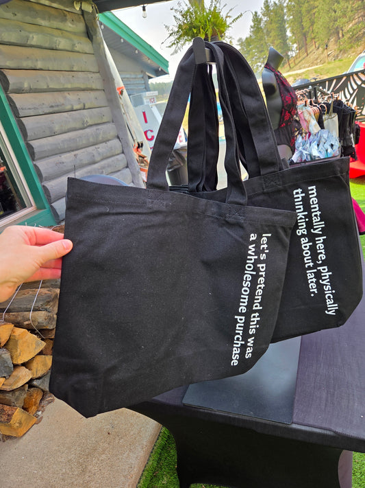 Tote Bags (11 Sayings) - Black